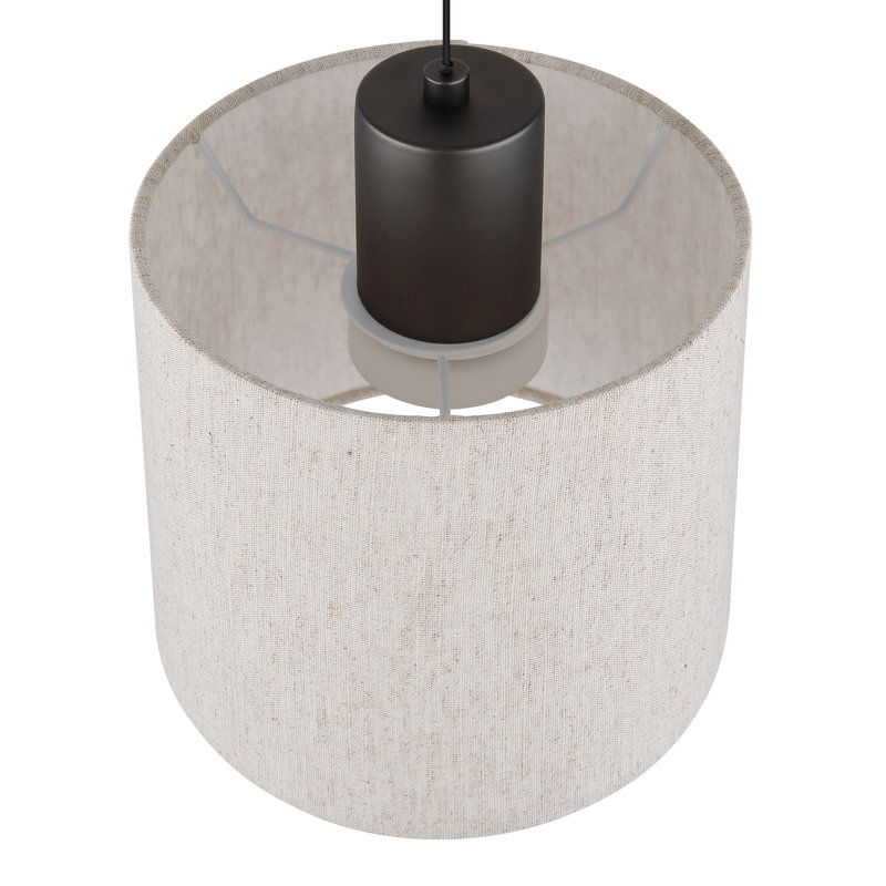 Takota 1 - Light Matte Black LED Geometric Pendant
