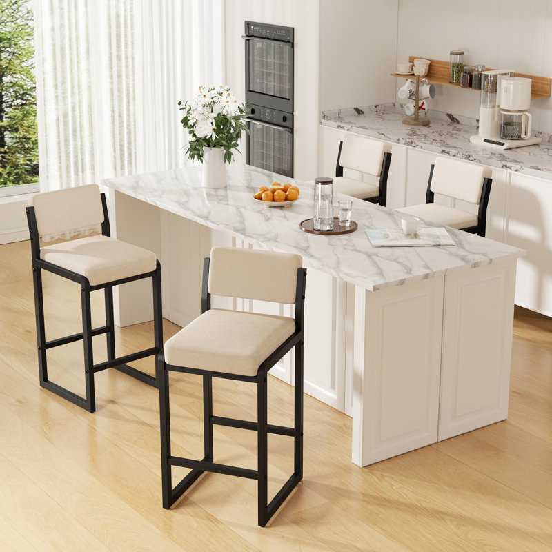 Comfortable Faux Leather Upholstered Dining Chair With Slightly Reclined Backrest And Straight Legs For Enhanced Support