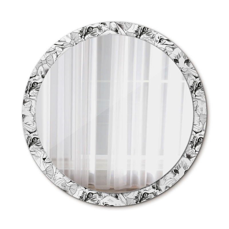 Huldar Glass Flat Wall Mirror
