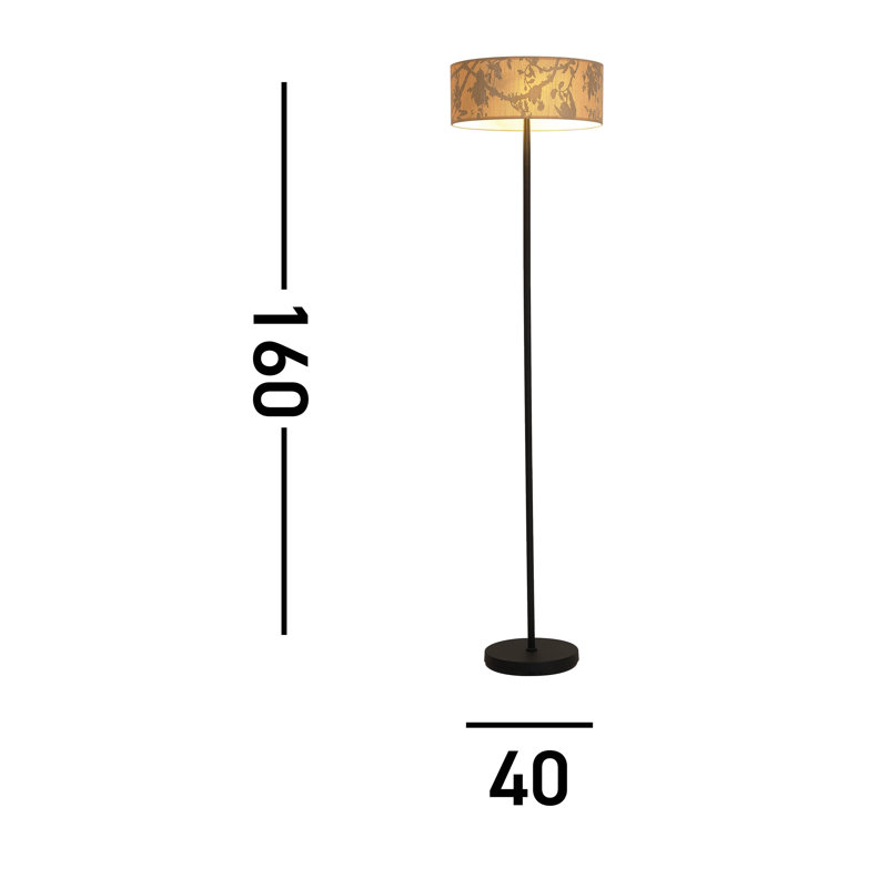 Rombert 160cm Traditional Floor Lamp