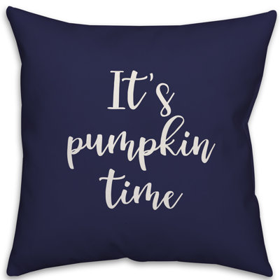  Coussin It's It's Pumpkin Time