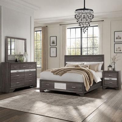 Lit moderne, lit Ryder Sparkle Grey