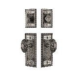 Nostalgic Warehouse Craftsman Entry Set with Victorian Knob