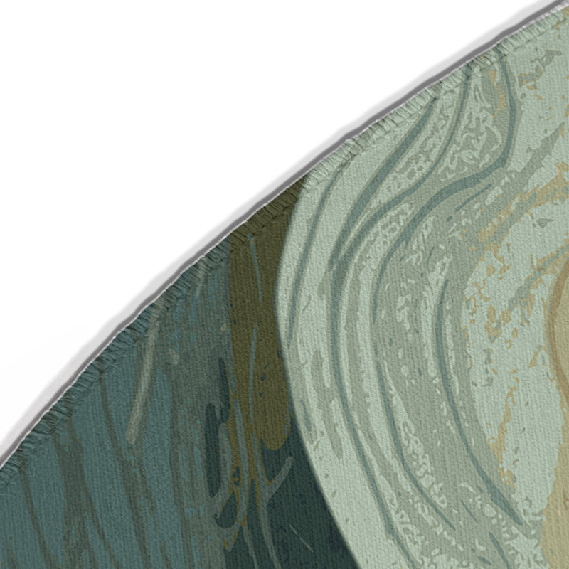 Velvet Reflections Indoor And Outdoor Area Rug, Round 5'