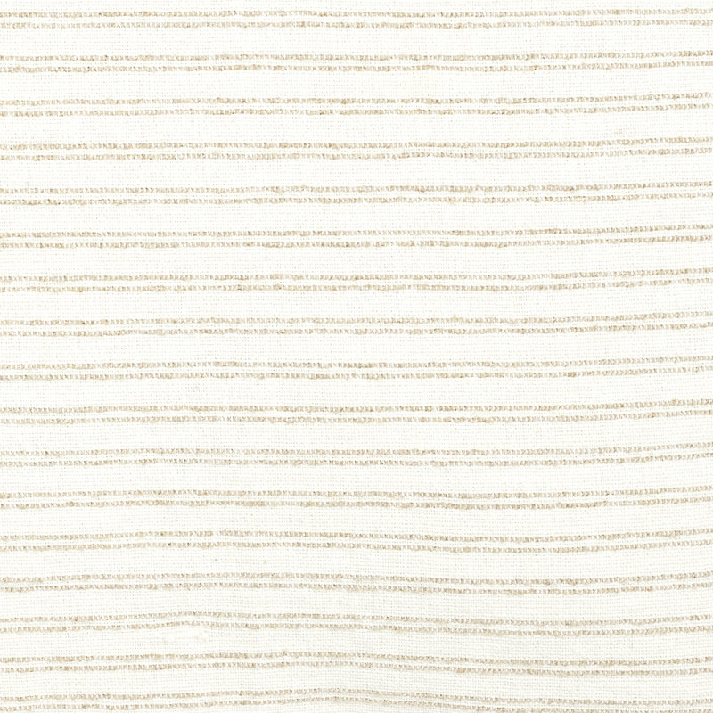 Taupe Striped Cotton Square Throw Pillow with Tassels
