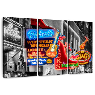 Sebbie Nashville Broadway néon