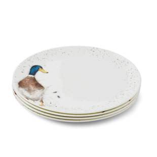 Assiettes coupées 10,5 po, ensemble de 4 (assorties)
