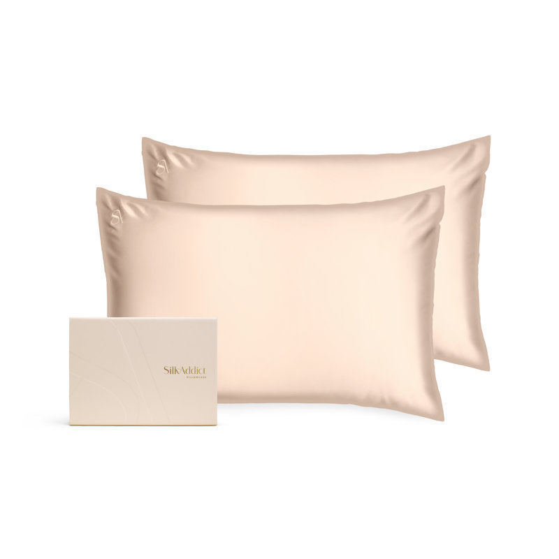 Canora Grey Silk Pillow Case, Caramel