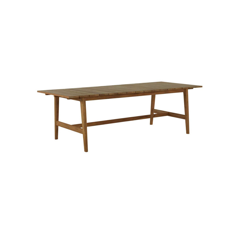 Coast Outdoor Dining Table, Natural Teak