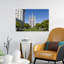 Facade of a church Mormon Temple Temple Square Salt Lake City Utah USA 1 Piece Wrapped Canvas Wall Art-1068370769