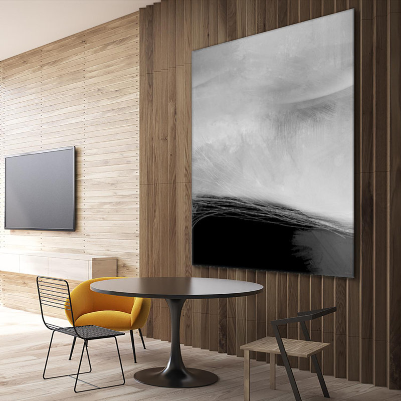 «Moonlight Ii», reproduction d'art sur toile géante 54 po x 54 po, H 72 po x l 72 po x P 1,5 po