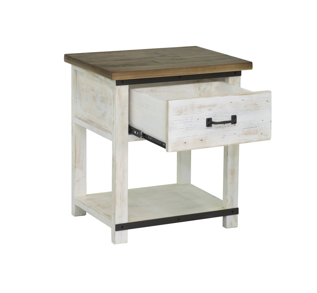 Coonrod 22'' W Solid Wood Nightstand Gracie Oaks