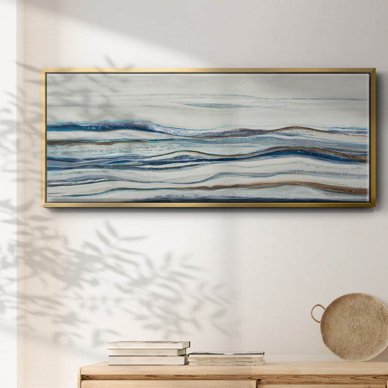 Shifting Sands- Framed Canvas, 20" H x 50" W