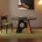 Medieval style simple round table-110949301