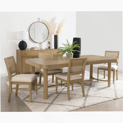 Sand Wash 5-Piece Extension Leaf Dining Table Set