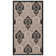 Arneshia Damask Sand/Black Area Rug