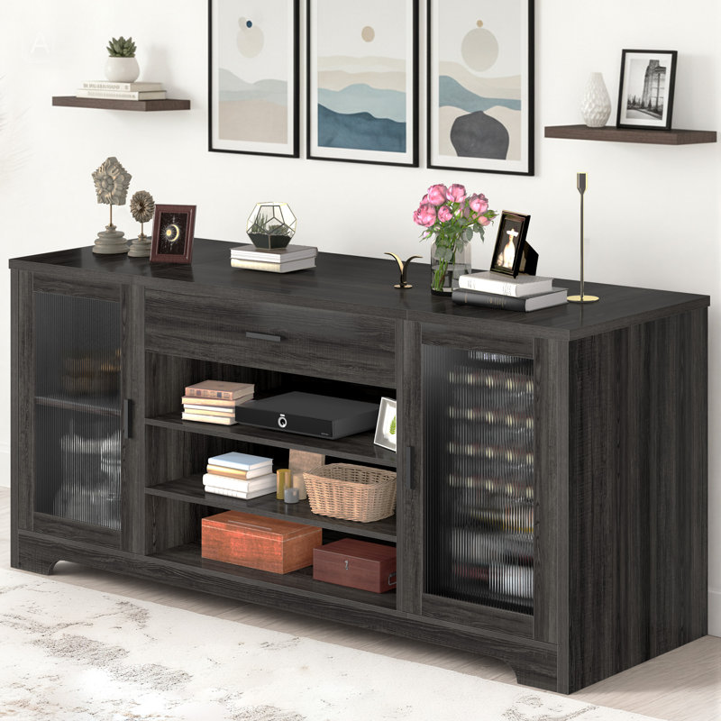 Armoire bar, Chêne gris foncé