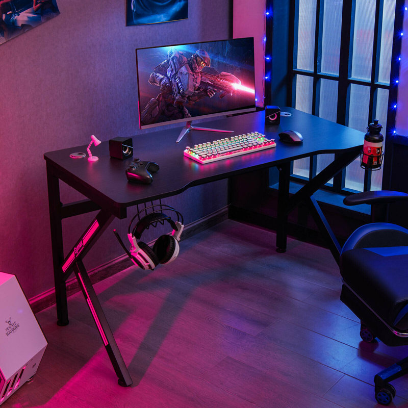 Metal Base Writing Desk