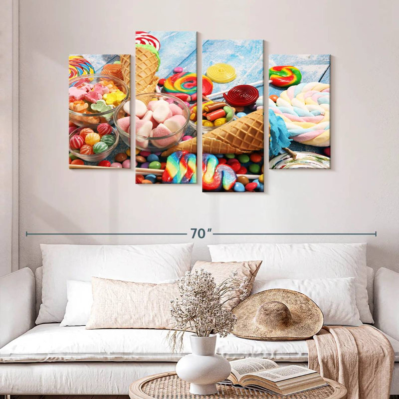 Bonbons et gâteries, H 32 po x l 52 po