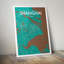 Shanghai City Map - No Frame Print-1764731375