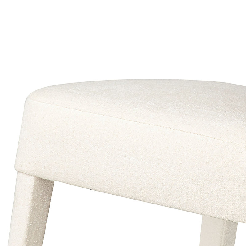 Akakios 20'' H Upholstered Side Chair, Ivory