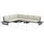 Canapé modulaire d'extérieur avec coussins Kirit 129,5-88140359-88140361