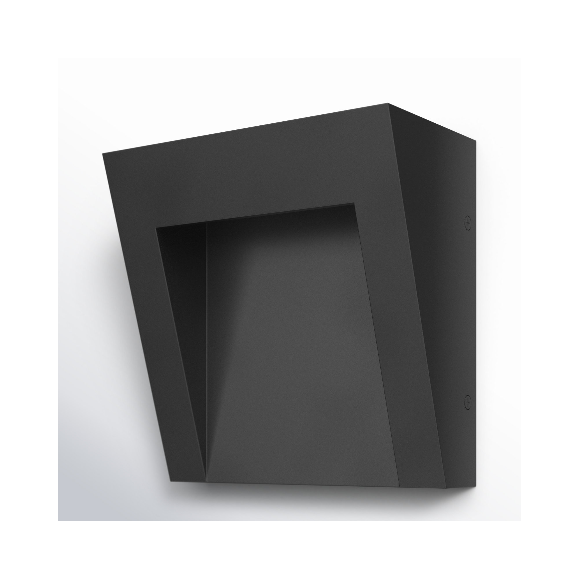 Verlina Outdoor LED Wall Light, Textured Black