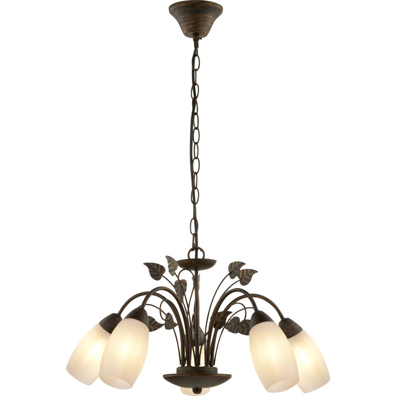 Aareona 5 - Light Antique Bronze Geometric Pendant