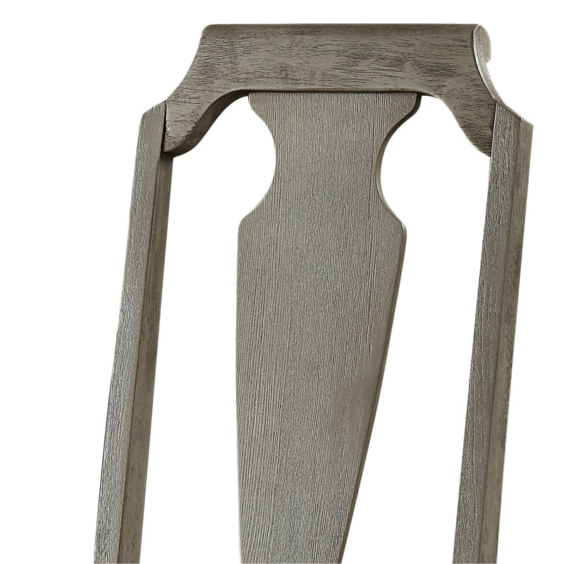 2 chaises d'appoint rustiques - lin beige, style chêne patiné