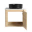 Wall Mounted Single Double With Stone Top