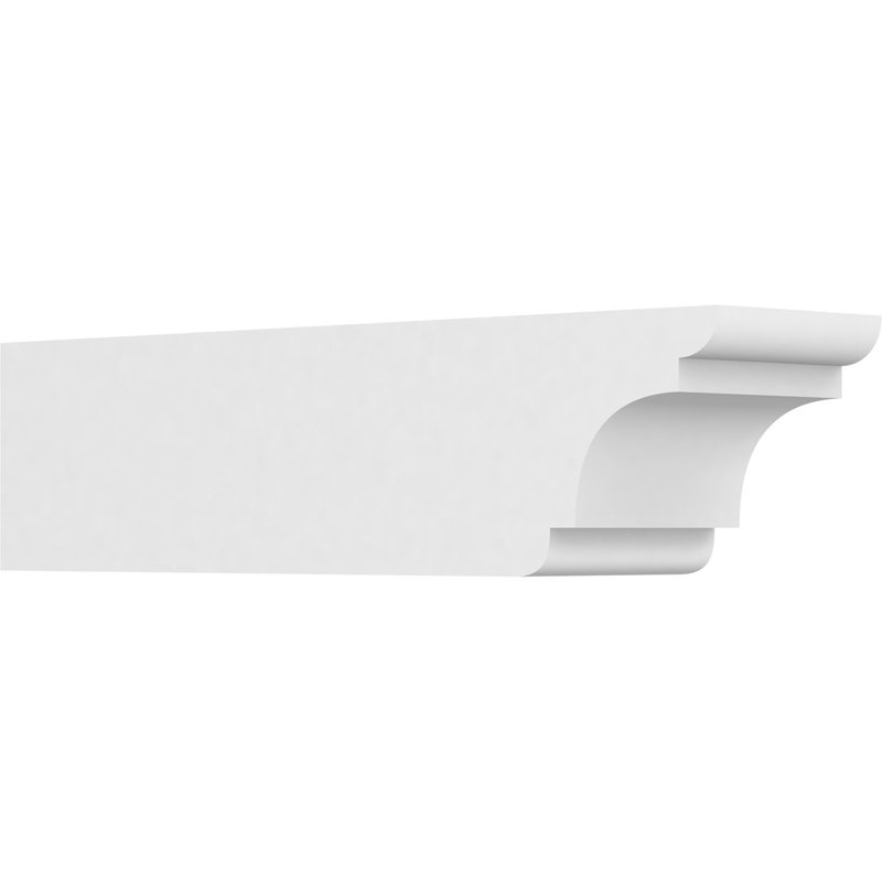 6"W x 6"H x 24"L Standard New Brighton Architectural Grade PVC Rafter Tail, 6"H x 6"W x 24"D