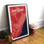 Barcelona City Map - No Frame Print-455405906