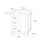 Roca 45cm W Plywood / Laminate Board Bedside Table