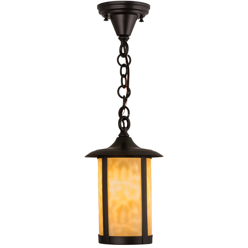 1 - Light Mahogany Bronze Lantern Pendant