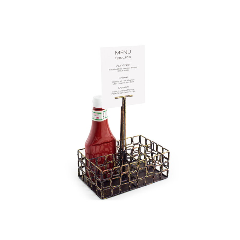 Front Of The House Iron Condiment Server