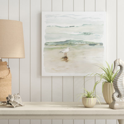 «Seagull Cove I» par Victoria Borges - peinture sur toile tendue