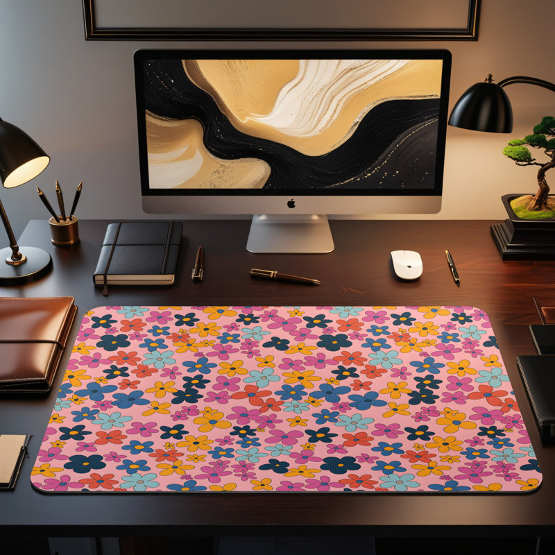 Polyester Desk Pad, 31.5x15.5