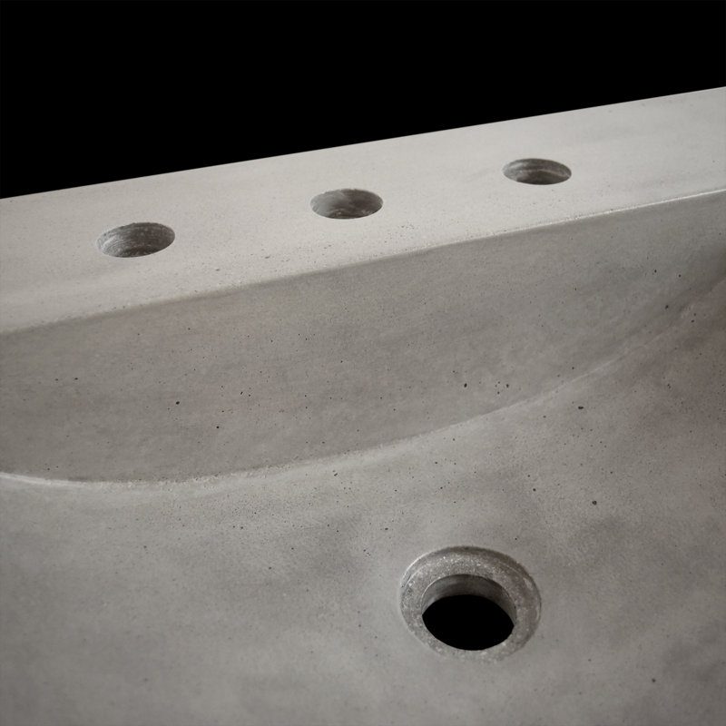 30.5" Single Bathroom Vanity Top with Sink, 8" Centers, Ash