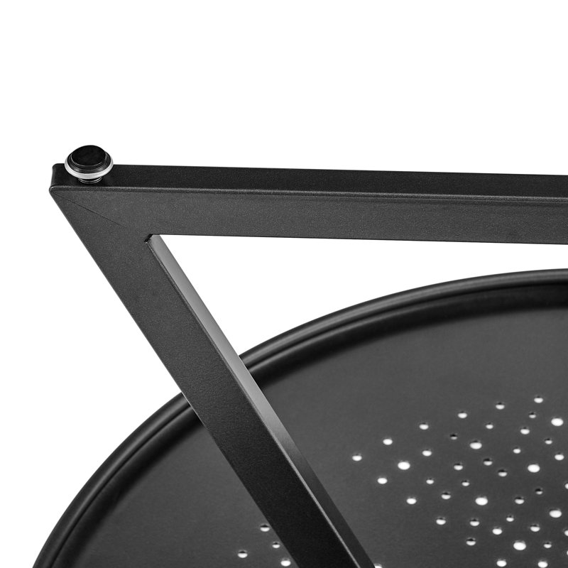 Azyria Round Powder Coated Steel Outdoor Coffee Table