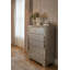 Commode 5 tiroirs avec bordure miroir Fazeley-98373903