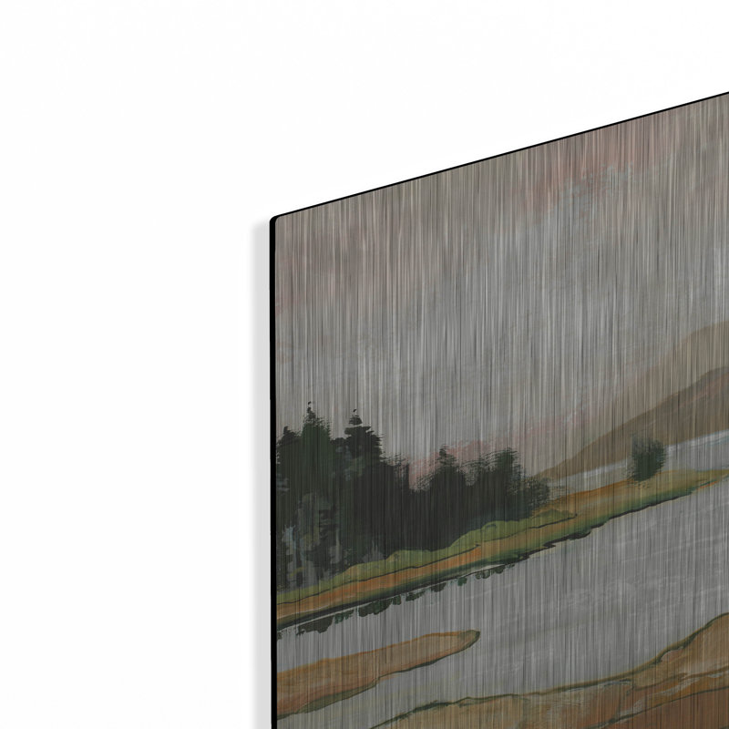 Art mural en métal luxueux «In Quiet Places 2» par Max Maxx, 24 po x 16 po, H 16 po x l 24 po