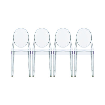 Furness Side Chair Acrylic Victorian Dining Side Chairs