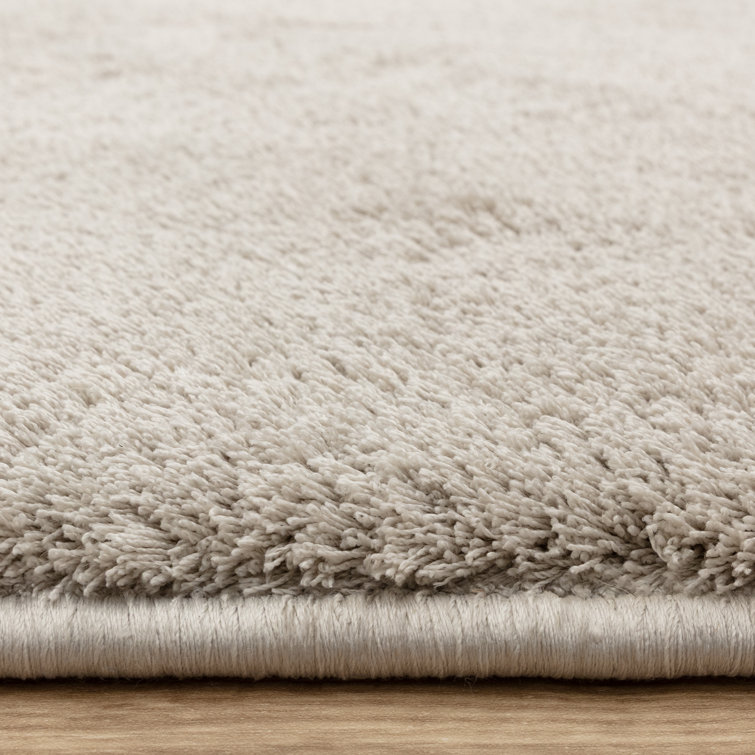 Symaya Cosy Shaggy Silver Area Rug