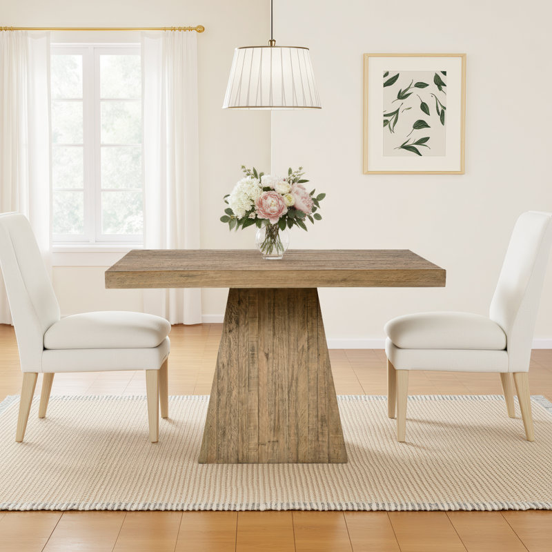 Clarendon 48" Solid Wood Pedestal Dining Table