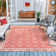 Tapis oriental rouge / crème Lynn