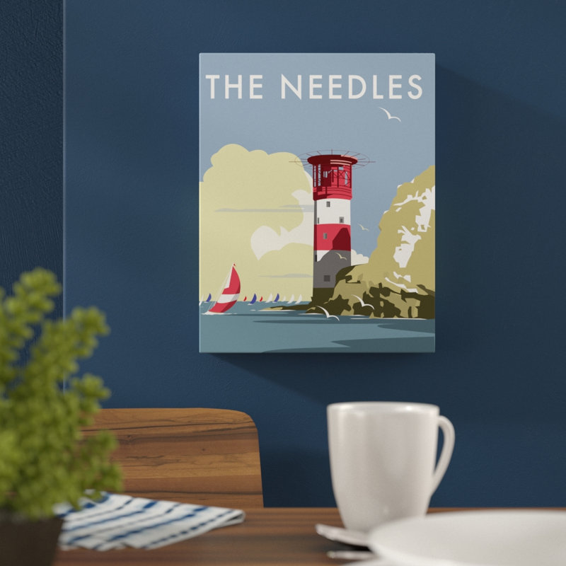 The Needles, Isle Of Wight by Dave Thompson - No Frame Print