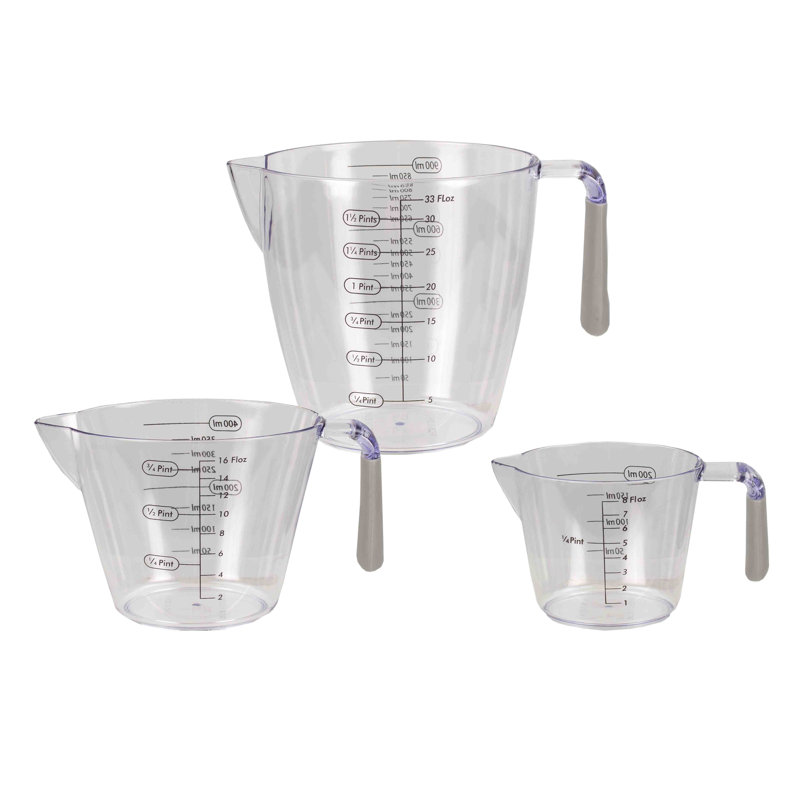 Ensemble de gobelet mesurant 3 pièces en plastique 