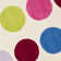 Krystyna Polka Dots Handmade Tufted Wool/Cotton Ivory Area Rug