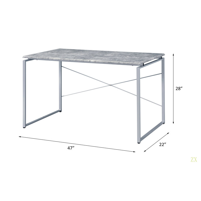 Table de bureau en métal 1pc