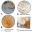Or et beige, vague douce, peinture III - formes abstraites, art mural-96322301-96322302